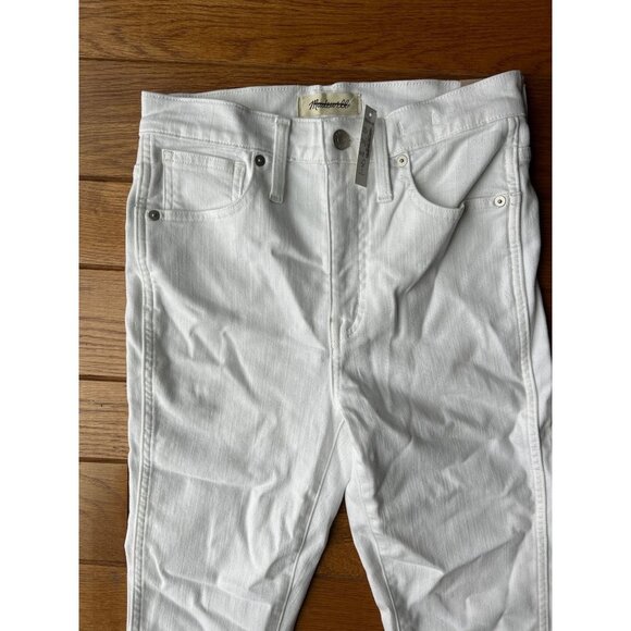 Tall 10" highest-rise toothpick jean in white, Size T27 - Picture 3 of 4